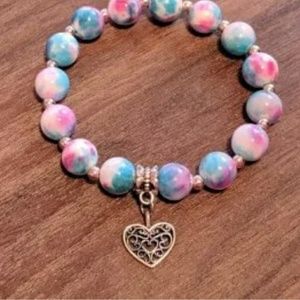Cute Multi colored Heart bracelet